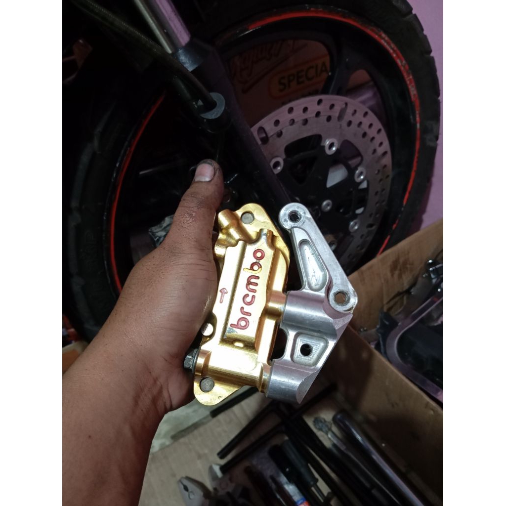 kaliper nissin bekas set brekep pnp ninja