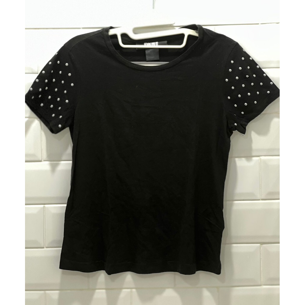 PRELOVED Blouse Hitam Merk DKNY Original