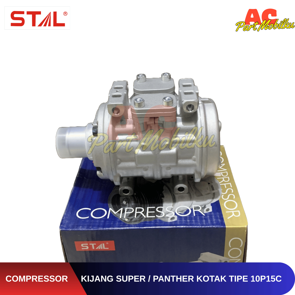 Kompresor AC Mobil Kijang Super/ Panther Kotak TIPE 10P15C Compressor
