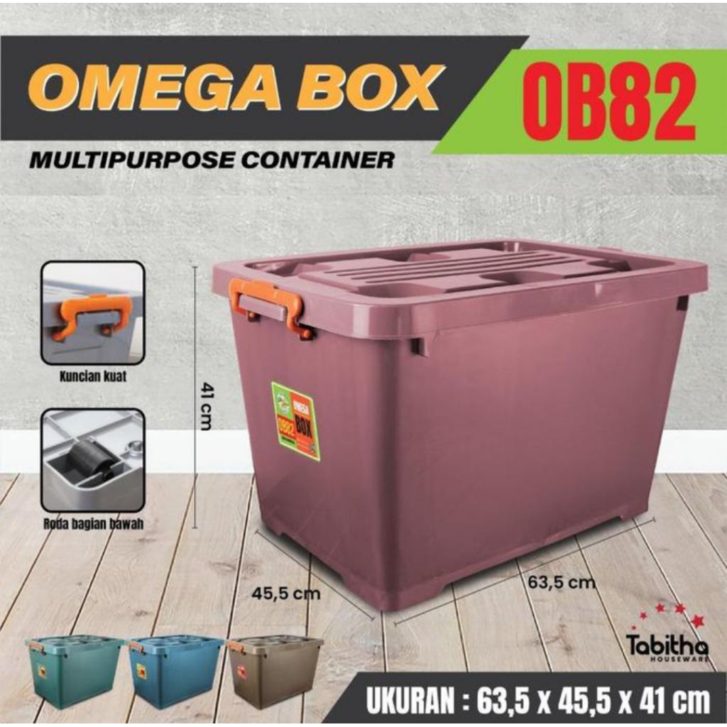 Box Omega 82 Liter Tabitha/ Box container  OB 82 liter Tabitha/ Box 82 Liter Tabitha