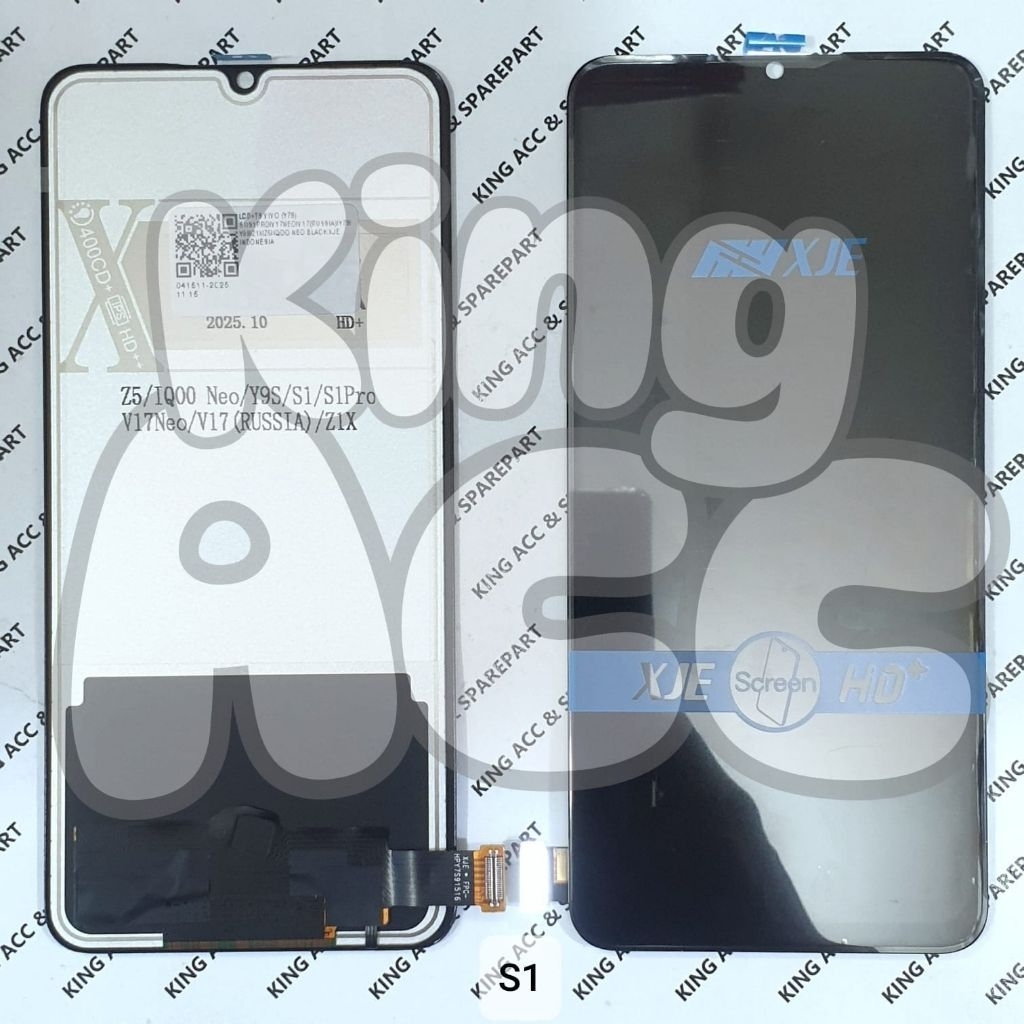 NEW XJE LCD TOUCHSCREEN VIVO ( Y7S ) S1 / S1 PRO / V17 NEO / V17 RUSSIA / Y9S / Z1X / Z5 / IQOO NEO 
