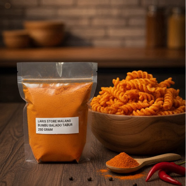 BUMBU TABUR BALADO 250 gram , BUMBU BALADO TABUR 250 gr , BUMBU BUBUK BALADO TERLARIS , BUMBU TABUR 