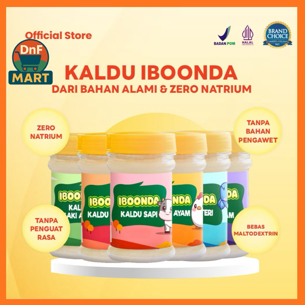 DnF_Mart Bumbu Bunda Iboonda Kaldu Ayam / Kaldu Ceker Ayam / Kaldu Hati Ayam / Kaldu Jamur / Kaldu S