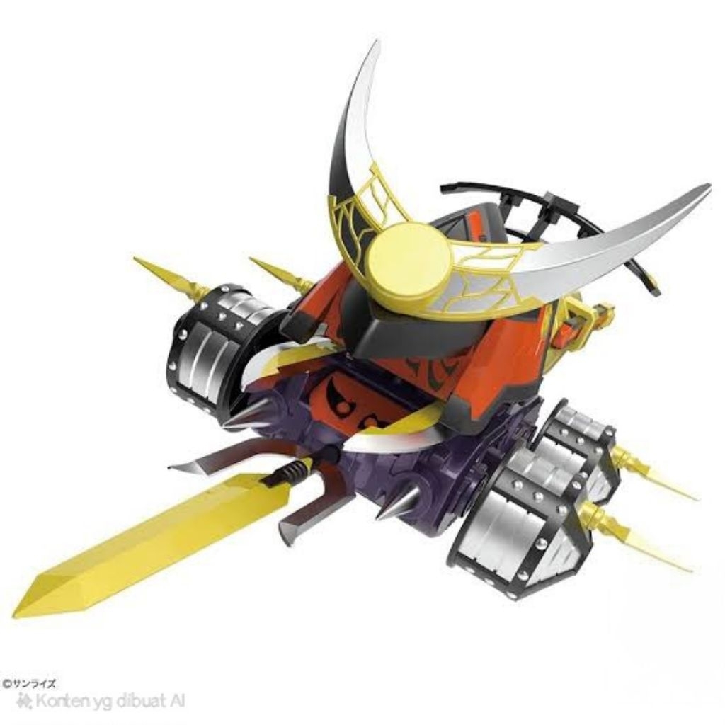 Crush gear SMP Gougetsu anime version rakit pajang merek Bandai original