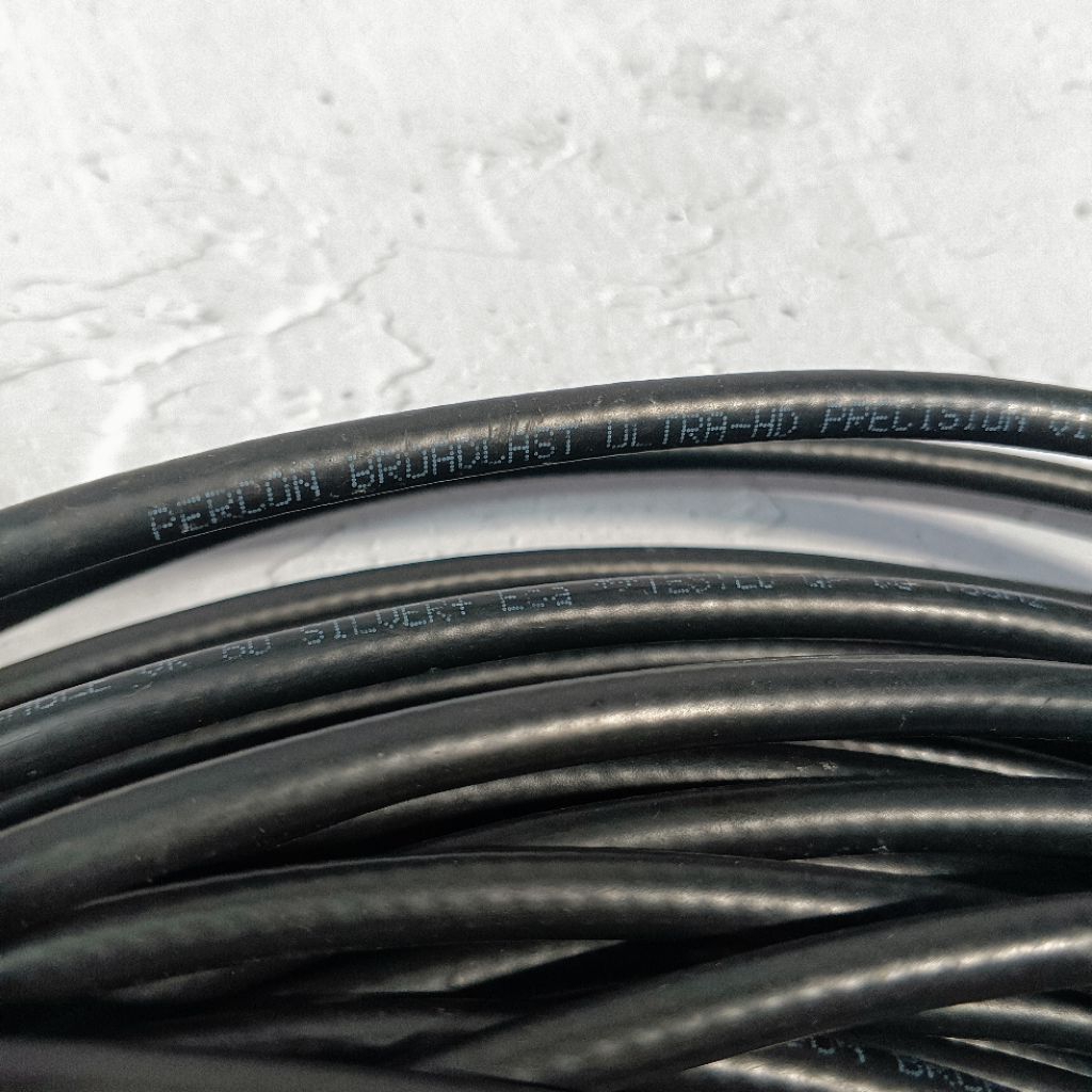 Cable Percon Broadcast Ultra HD Precision Video Cable  UK 60 Silver+ Eca 18GHZ - 4K 12G SDI  - HDTV 