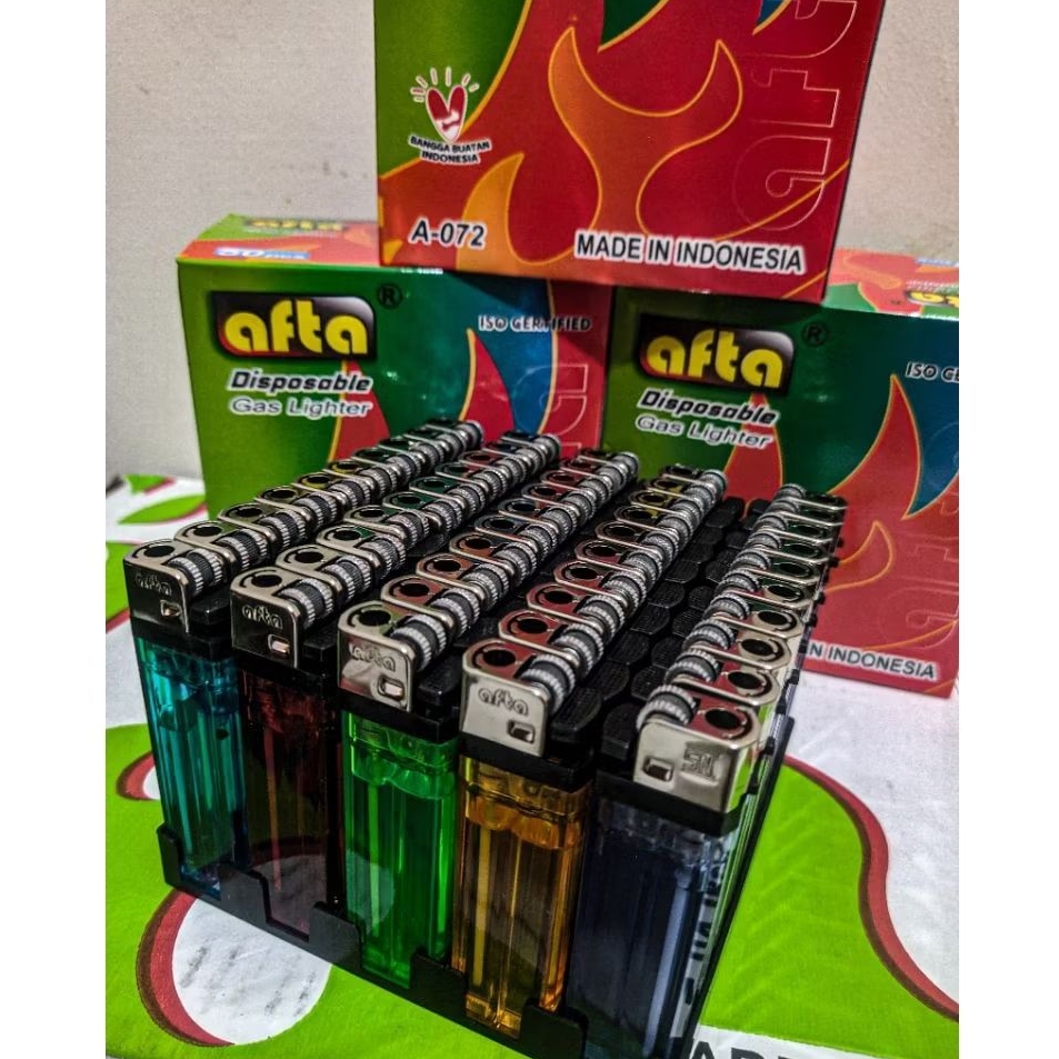 korek gas api AFTA/DAIWA 1 pak isi 50 pcs harga termurah