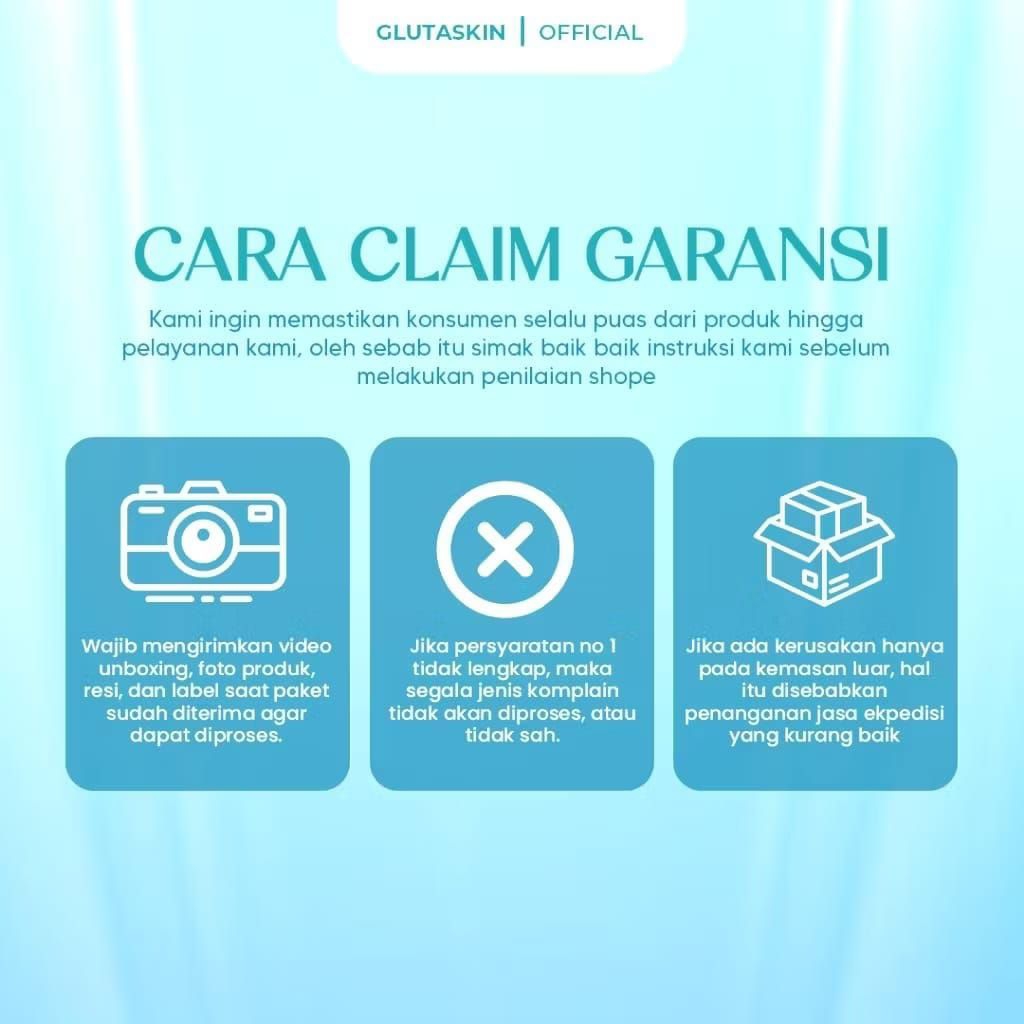 Glutathione Glutaskin Pencerah Pemutih Kulit Wajah Dan Badan BPOM