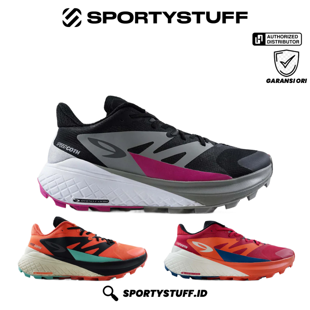 910 Nineten Yuza Speedgoth Sepatu Trail Running - 910 Yuza Speedgoth Sepatu Trail Run Original