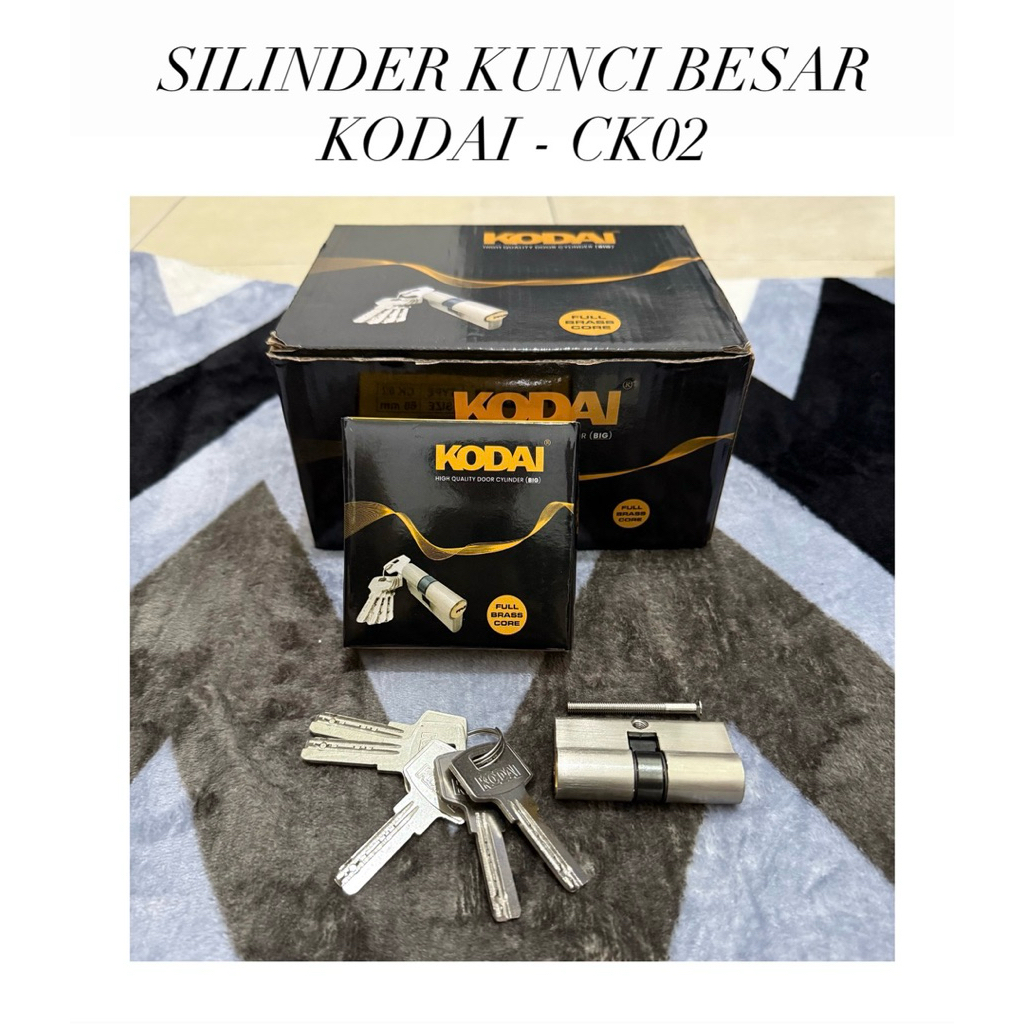 SILINDER LOCK SILINDER KUNCI PINTU BESAR KUNCI ANAK SILINDER CK02 KODAI