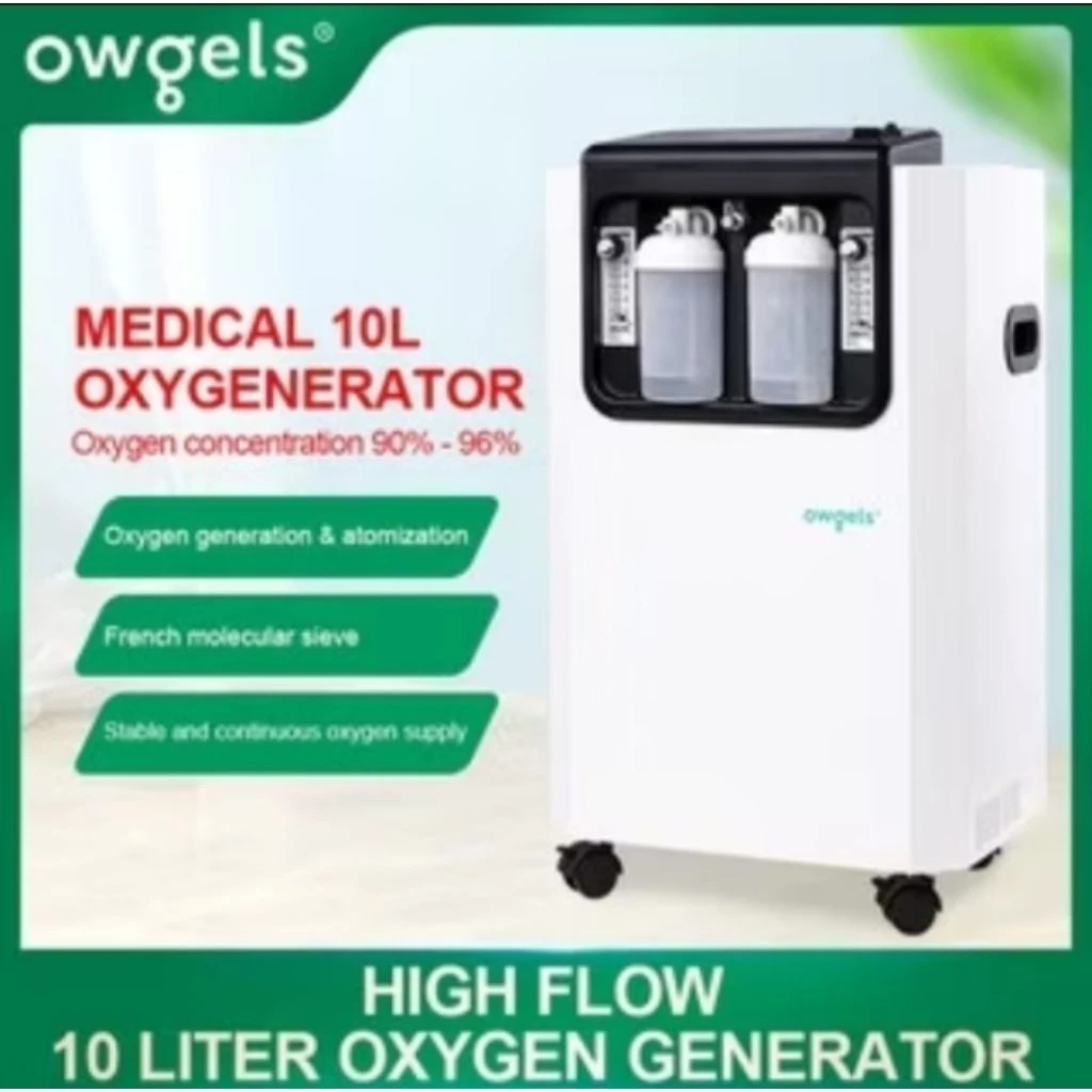 OWGELS Oxygen Concentrator 10LPM Alat Oksigen Medis