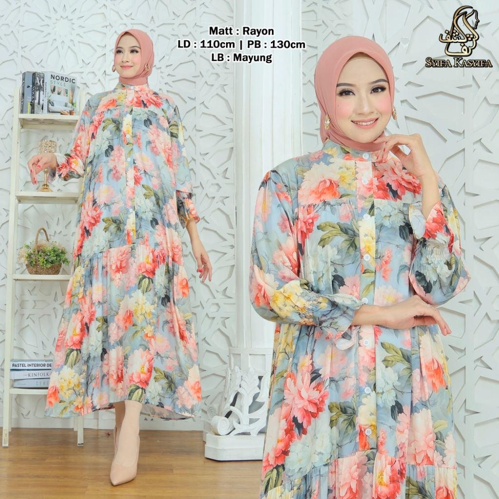 Gamis rayon syifa kasyifa