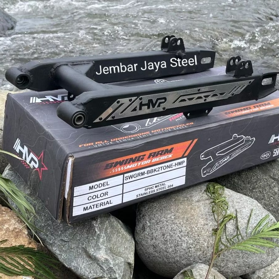 Swing Arm Two tone HVP CNC Bebek Honda Modif GTX RBT TAKSI Revo Blade Karisma Supra Variasi Modifika