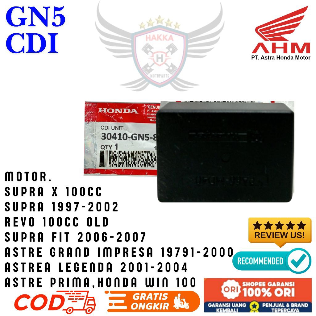 GN5 ORIGINAL CDI HONDA LEGENDA,CDI HONDA SUPRA,CDI HONDA REVO LAMA,CDI HONDA SUPRA FIT NEW,CDI HONDA