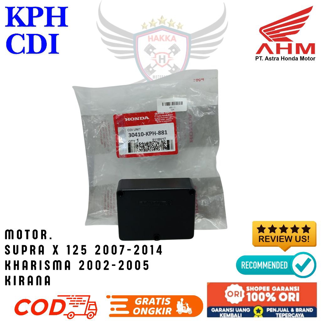 KPH ORIGINAL CDI HONDA SUPRA X 125,CDI HONDA SUPRA 125,CDI HONDA KIRANA,CDI HONDA SUPRA X 125 F1,CDI