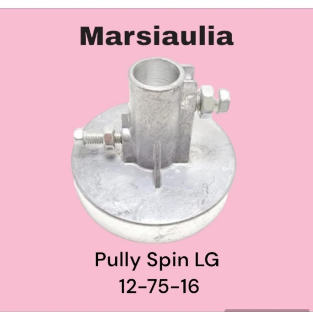 Pully spin mesin cuci LG puli babet pulsatorpengering puly as 12 75 16