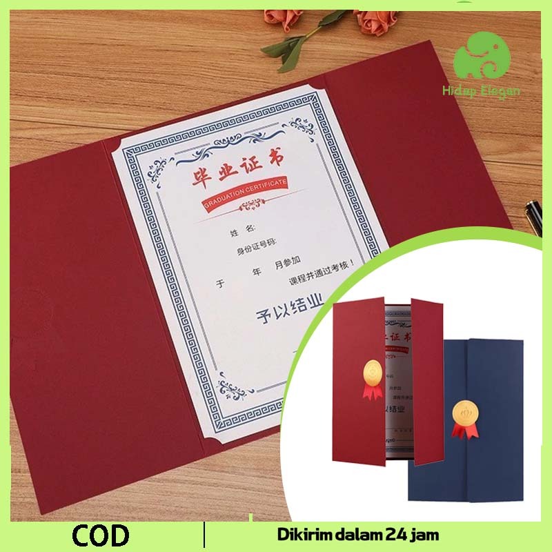 Map Sertifikat Plastik A4 Sampul Sertifikat Cover Map Map Raport Sampul Ijazah Untuk Dokumen Sekolah