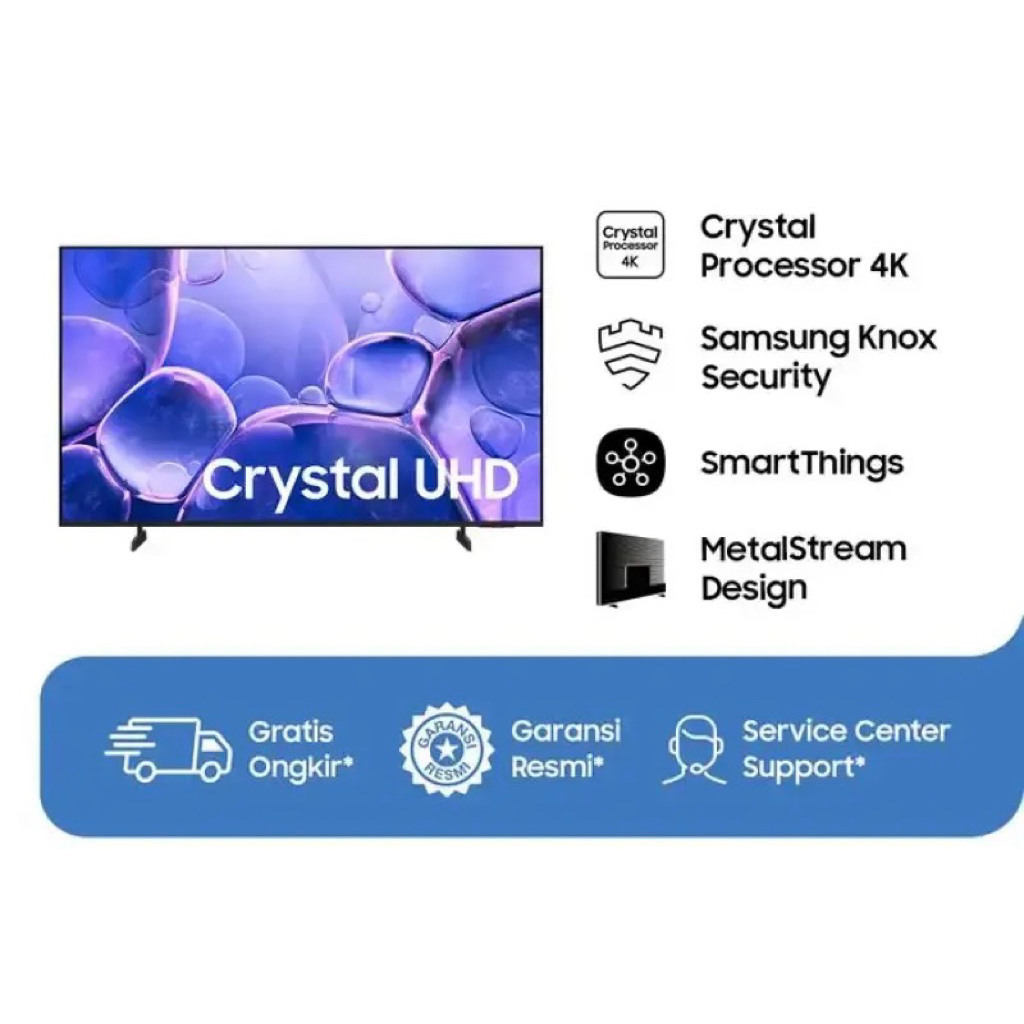 SAMSUNG SMART TV 43 INCH CRYSTAL UHD 4K / SAMSUNG CRYSTAL UHD SMART TV 43 INCH