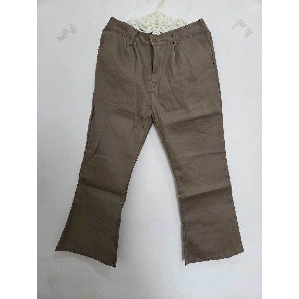 Celana Chinos Brown Coklat Mocca Cewek Wanita New