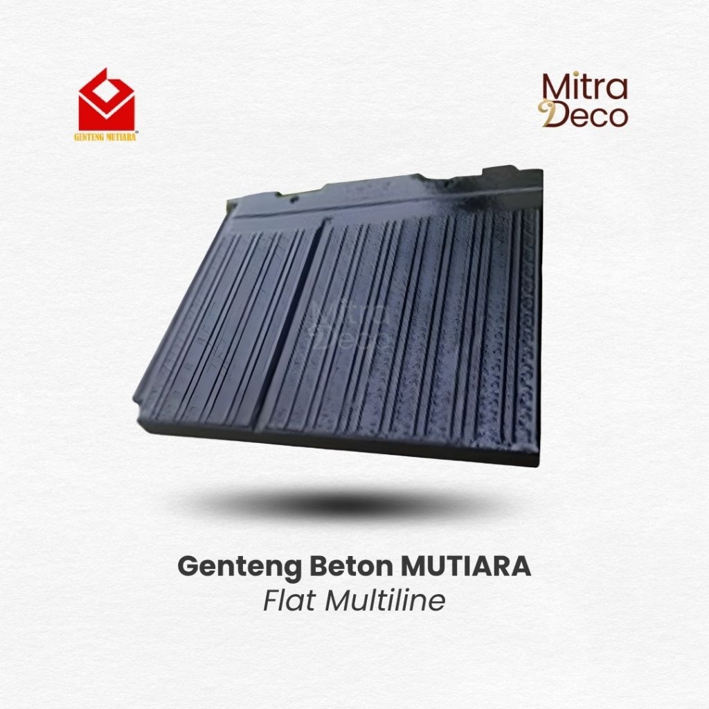 MUTIARA Genteng Beton FLAT MULTILINE