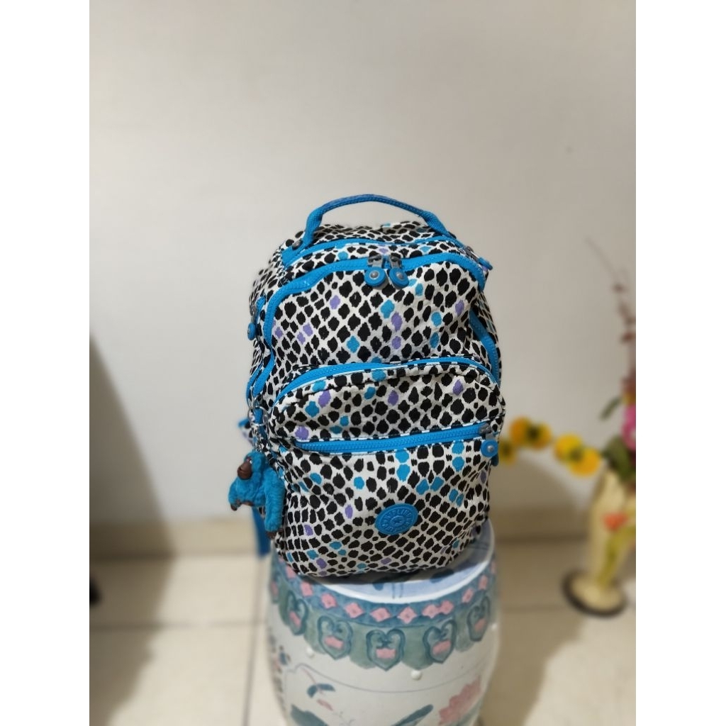 Tas ransel kipling polkadot second