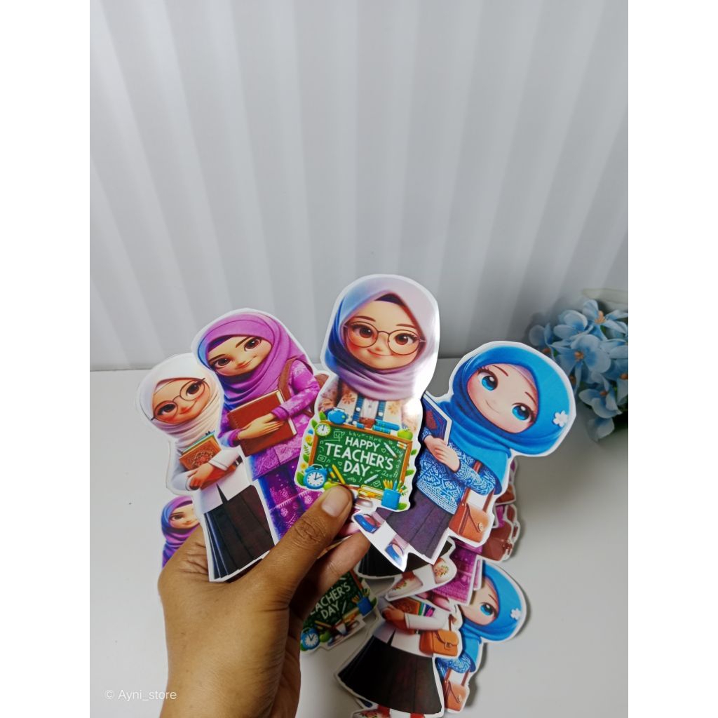 TOPPER GURU WANITA/TOPPER HARI GURU / TOPPER GURU LUCU