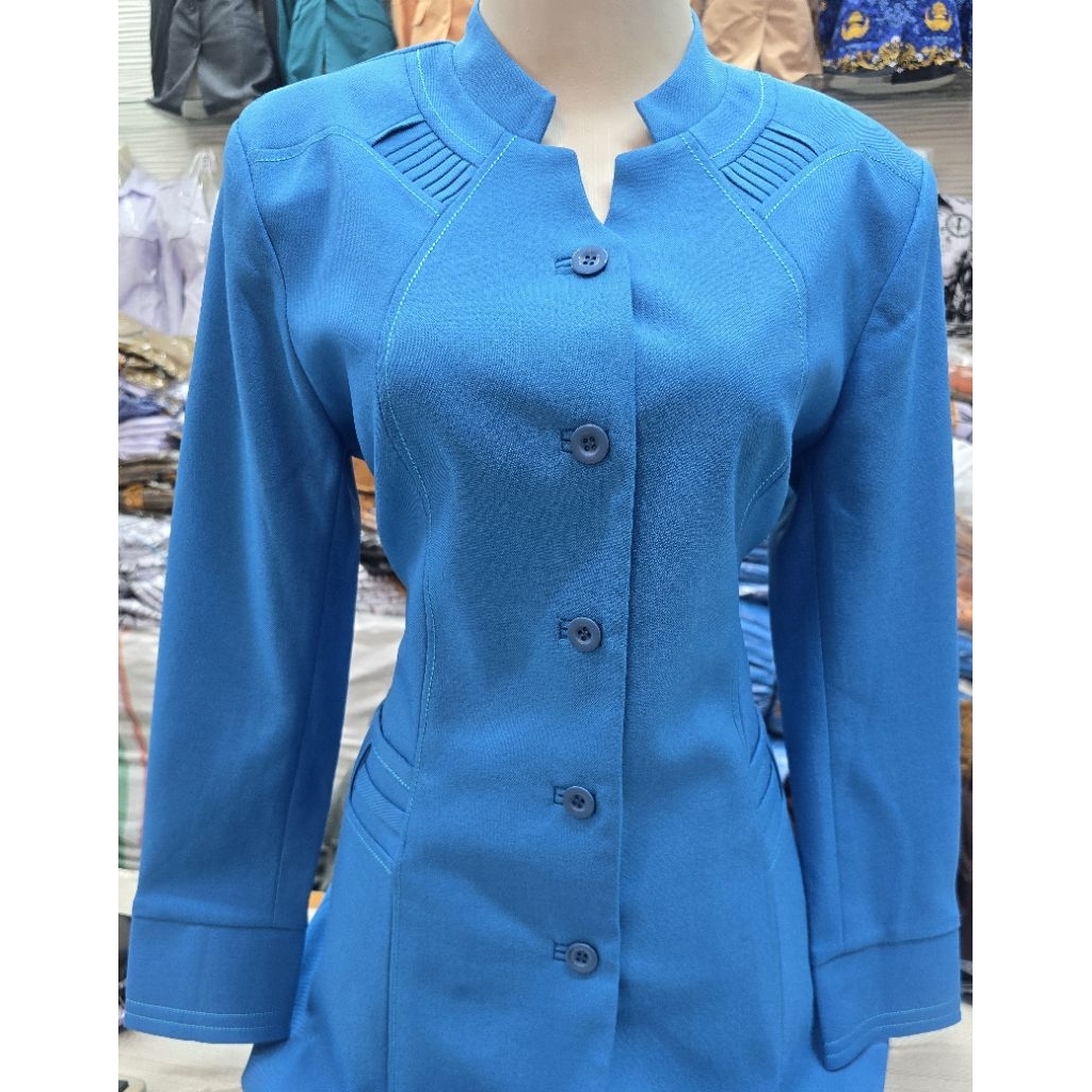 Seragam dinas IGTKI biru Aqua