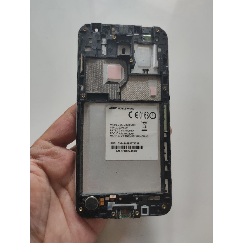 LCD Samsung J3 2016 Ori Amoled Shadow Tipis