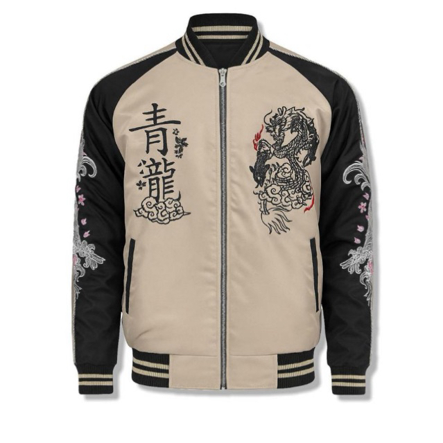 SimplyGoods Jaket varsity jaket baseball pria Jaket Sukajan Full Bordir A588 X Urban Absolute