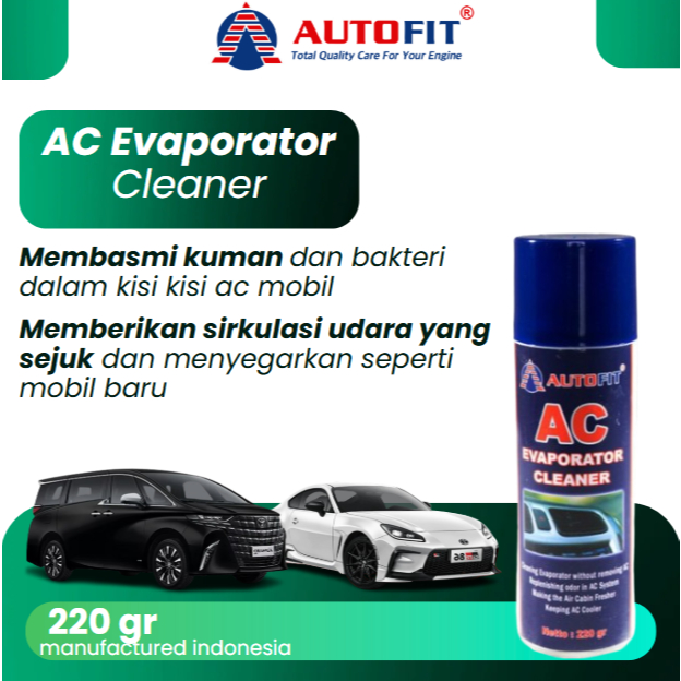 Autofit AC Evaporator Cleaner 220ml Pembersih Evaporator AC Mobil