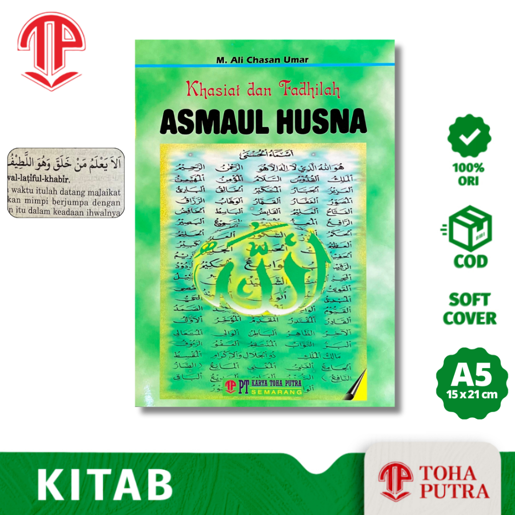 Khasiat dan Fadhilah Asmaul Husna ( Toha Putra ) kitab asmaul husna terjemah asmaul husna