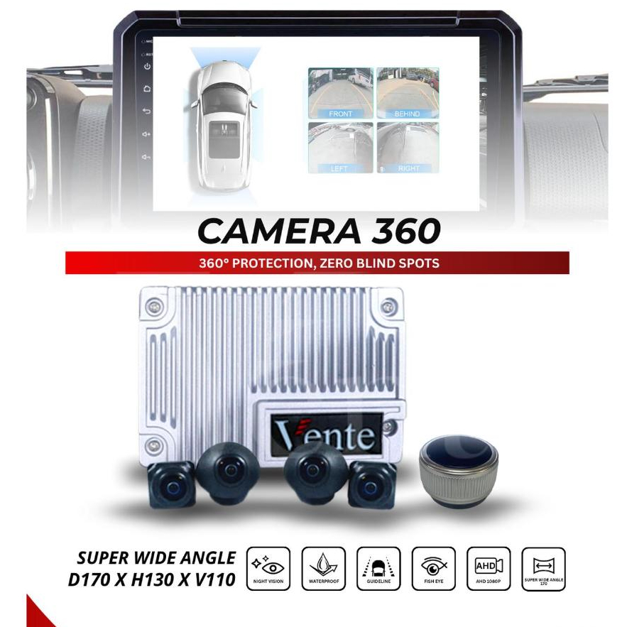 Kamera 360 3D Mobil - Vente Kamera 360 3D Pro (Komplit Set) - Kamera Mobil 3D - Plug N Play - 100% O