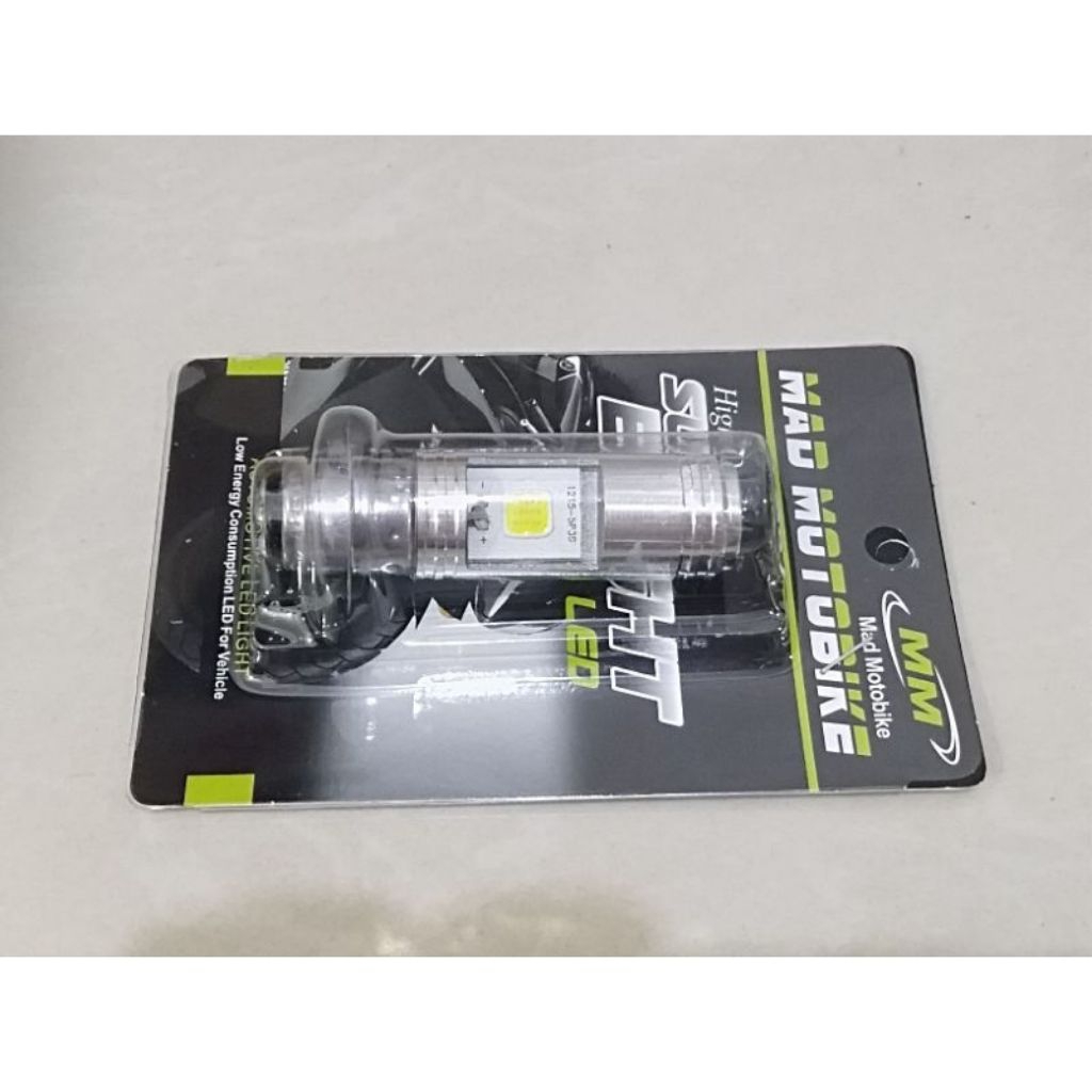 Bola Lampu Depan Motor LED Bola Depan LED AC DC Motor Bebek 2 Sisi