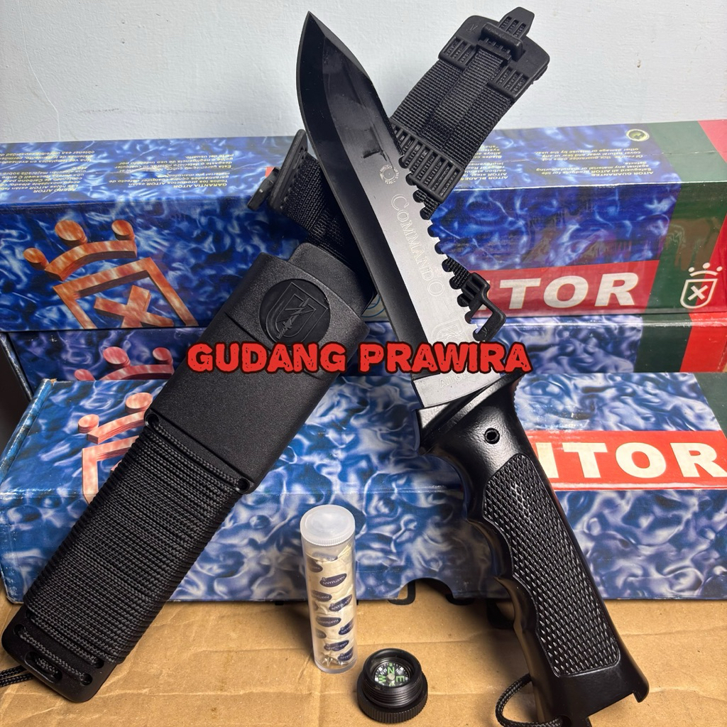 Pisau Aitor Commando Original Pisau Tactical TNI AD Jatah Raider Asli Made In Spain