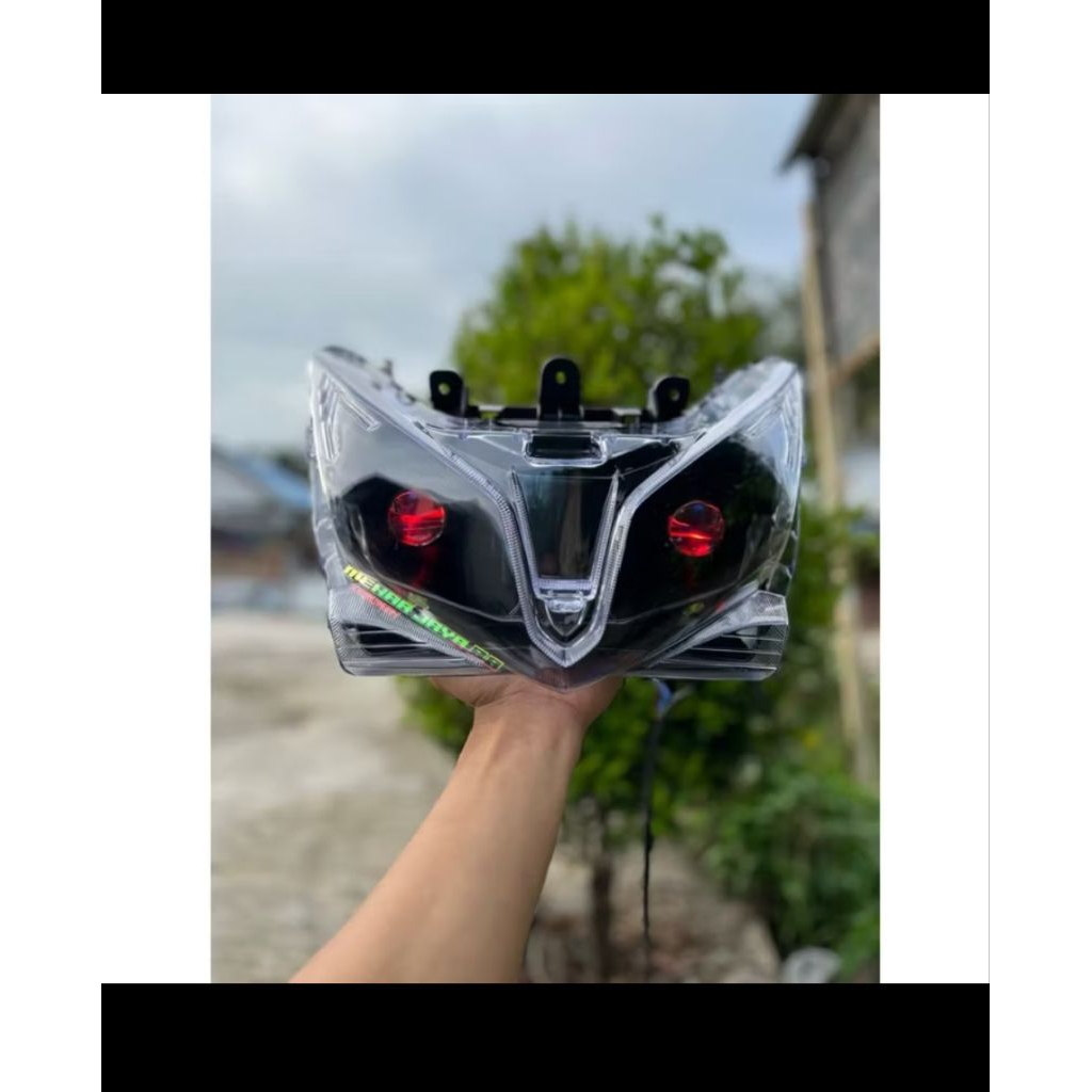 [TINGGAL PASANG] Reflektor Lampu Depan Biled H4 Socket VARIO TECHNO 125 2012-2014 Biled H4 ASLI Caha