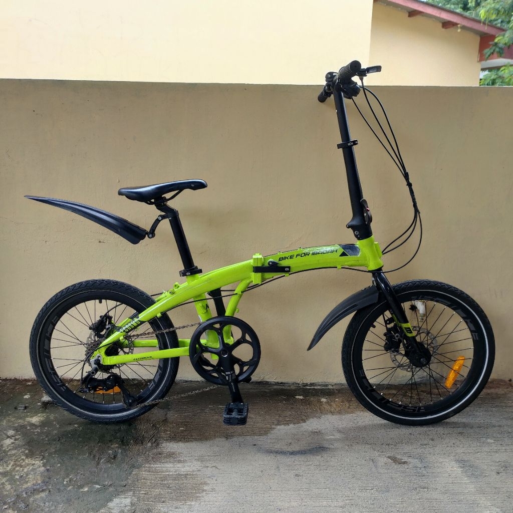 Sepeda Lipat Element Ecosmo | Hidrolik | 8 Speed