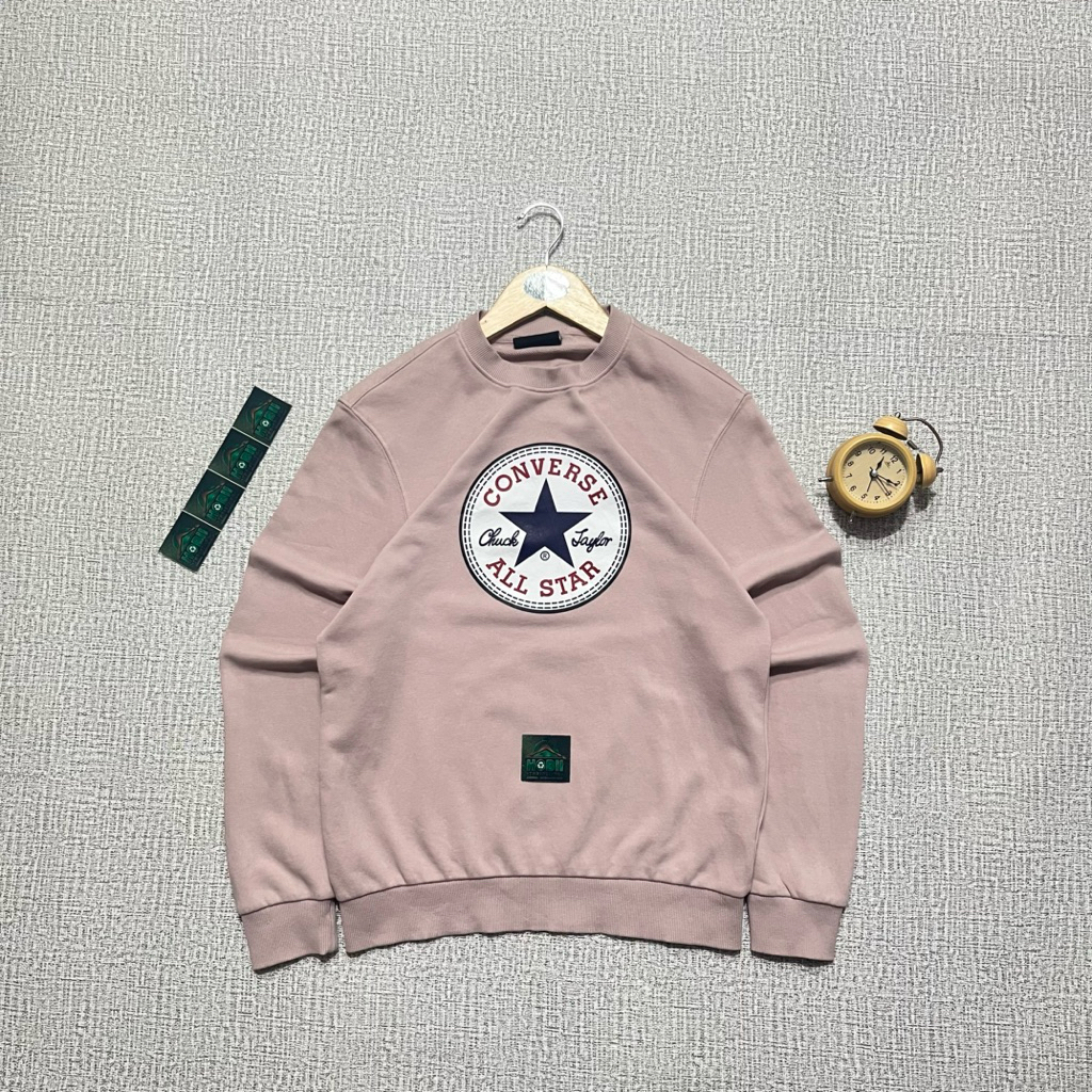 Crewneck Converse Brand Original 087 Size M | Tracktop | Jacket | Bomber | Hoodie | Outdoor | Atasan