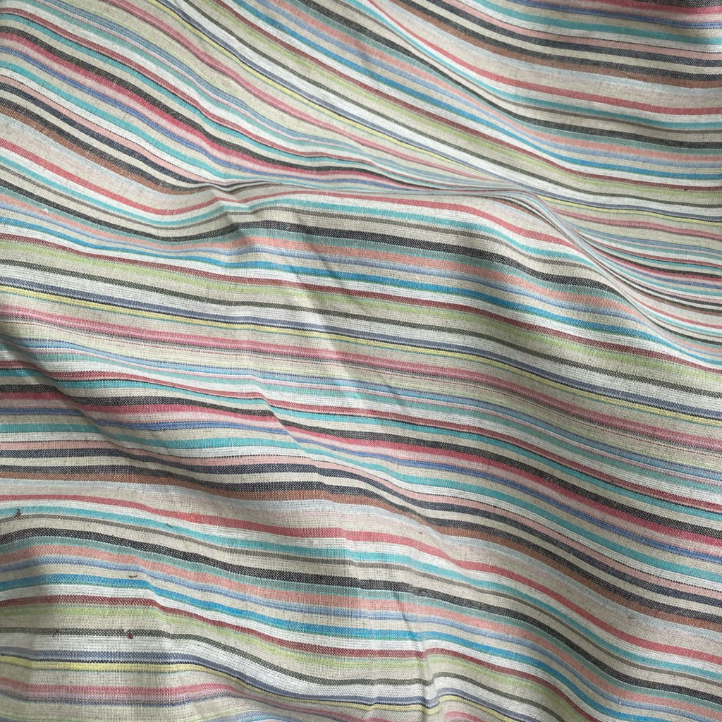 UPDATEkain linen stripe/kain katun linen salur-salur/kain linen garis-garis