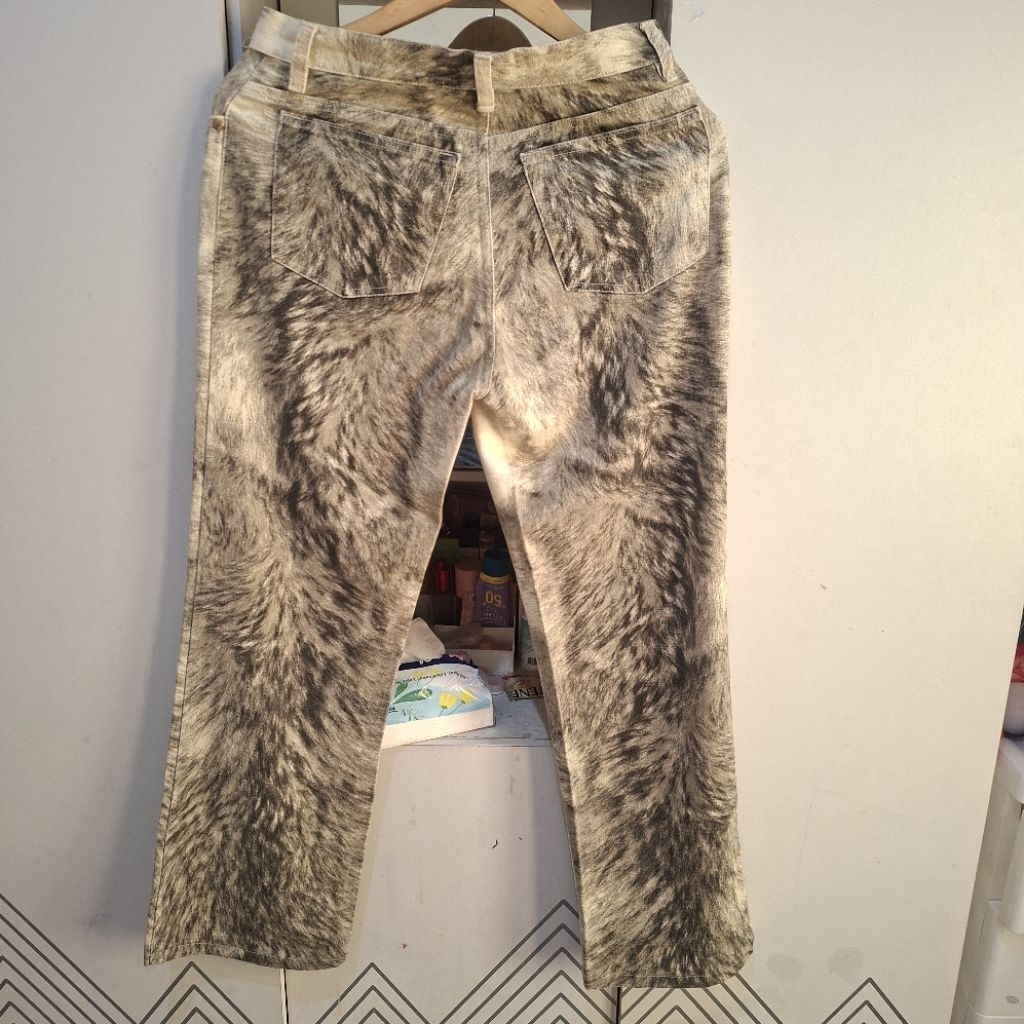y2k roberto cavalli rad high tiger print jeans