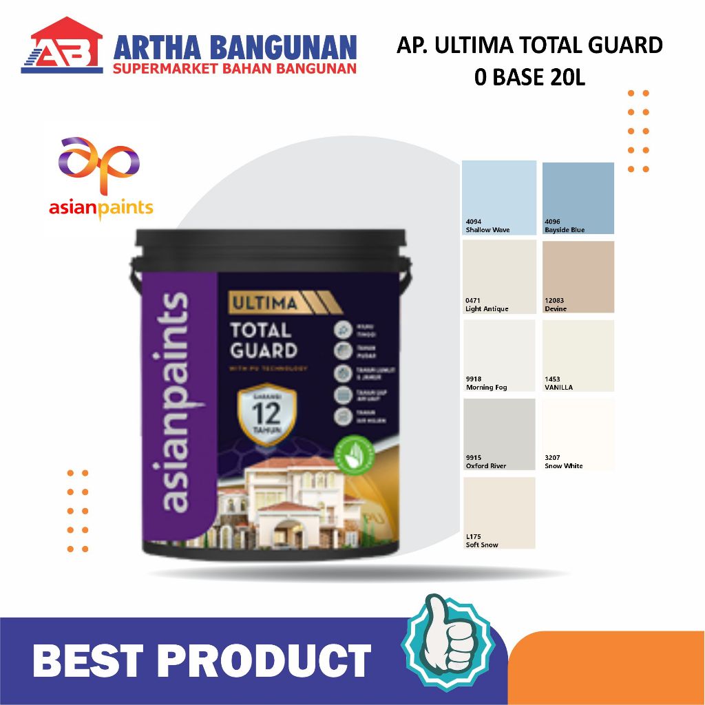 ASIAN PAINT ULTIMA TOTAL GUARD CAT EXTERIOR 20L