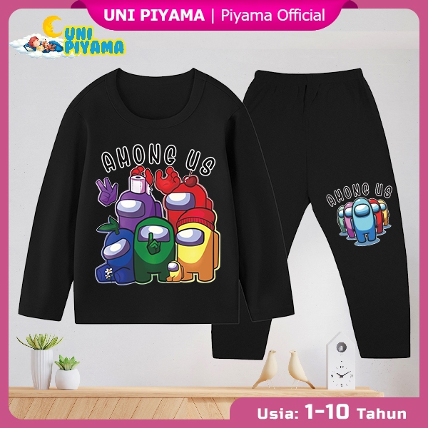 Piyama Tidur Among Us Stelan Panjang Motif Jumbo Anak Laki Laki Dan Perempuan Usia 1-10thun 301