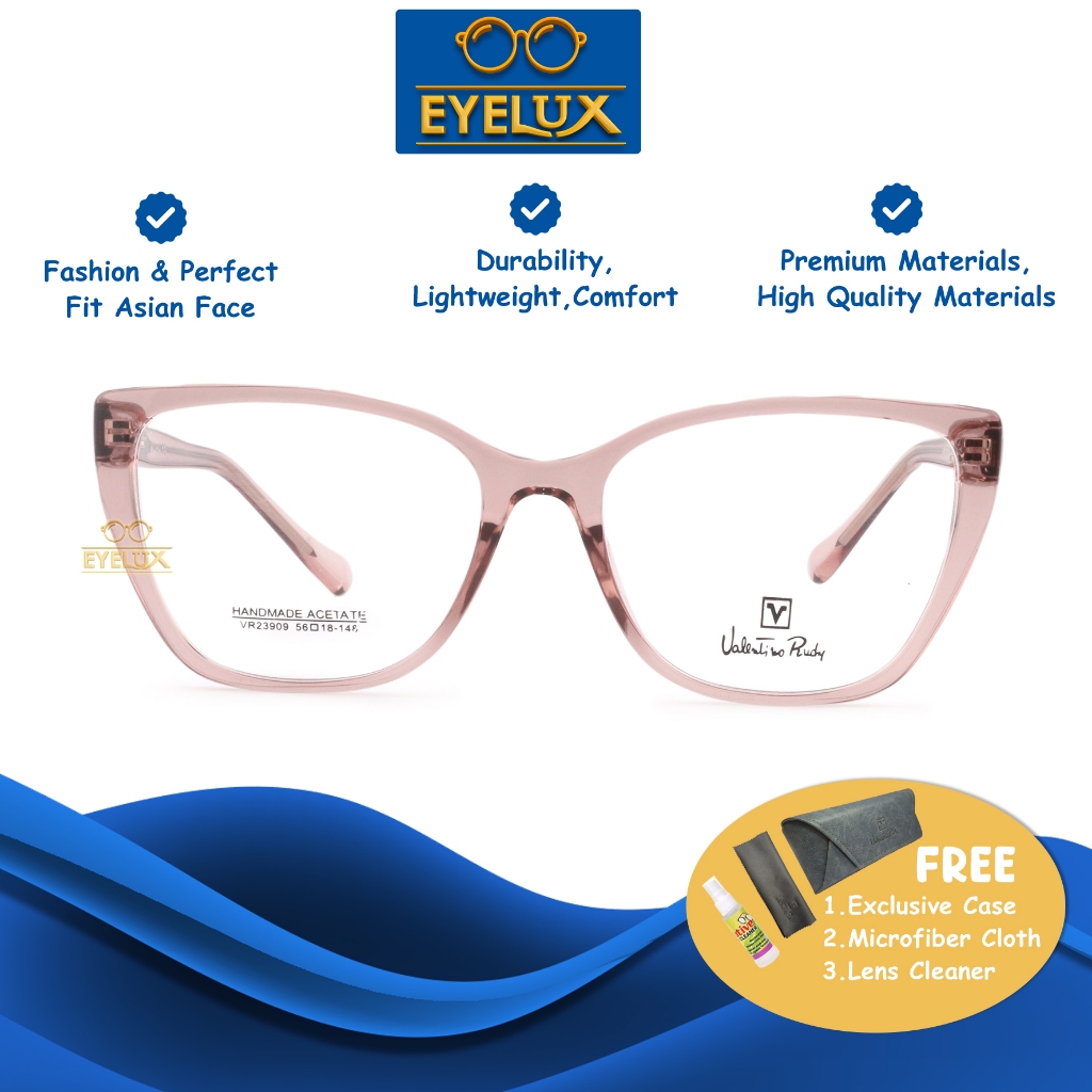 Valentino Rudy Eyewear / VAL VR-23909 / 56-18-148 / Frame Kacamata Valentino Rudy ORIGINAL