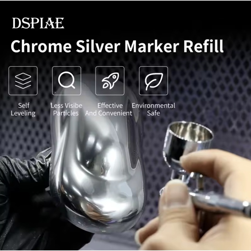 Hobby Mio Super Metallic Chrome Silver Refill