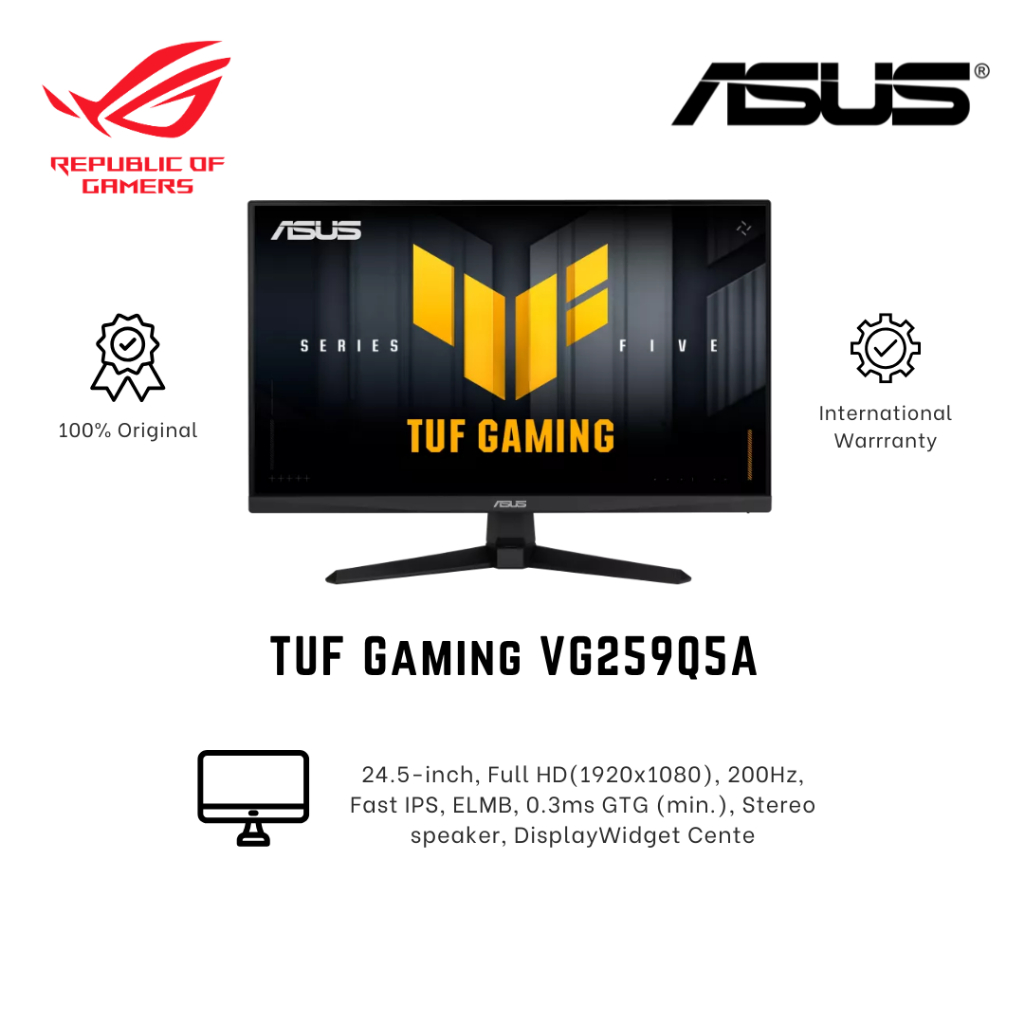 ASUS TUF GAMING LED VG259Q5A - 24.5inch FHD 200Hz