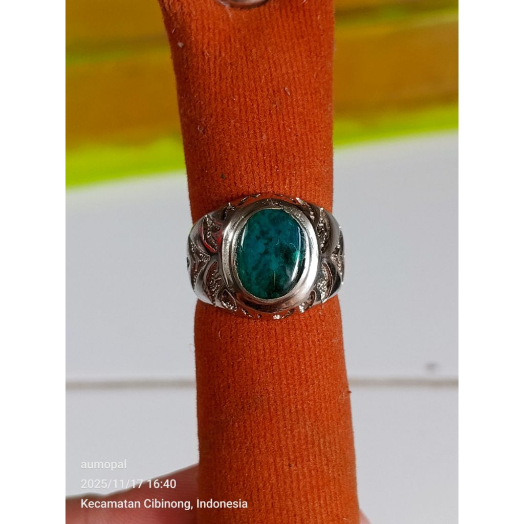 11.7mm x 8.1mm x 1.8mm ring 8.5 Shopee pinjam fair fashion jewelry Gajian sale 11.11 koleksi perhias