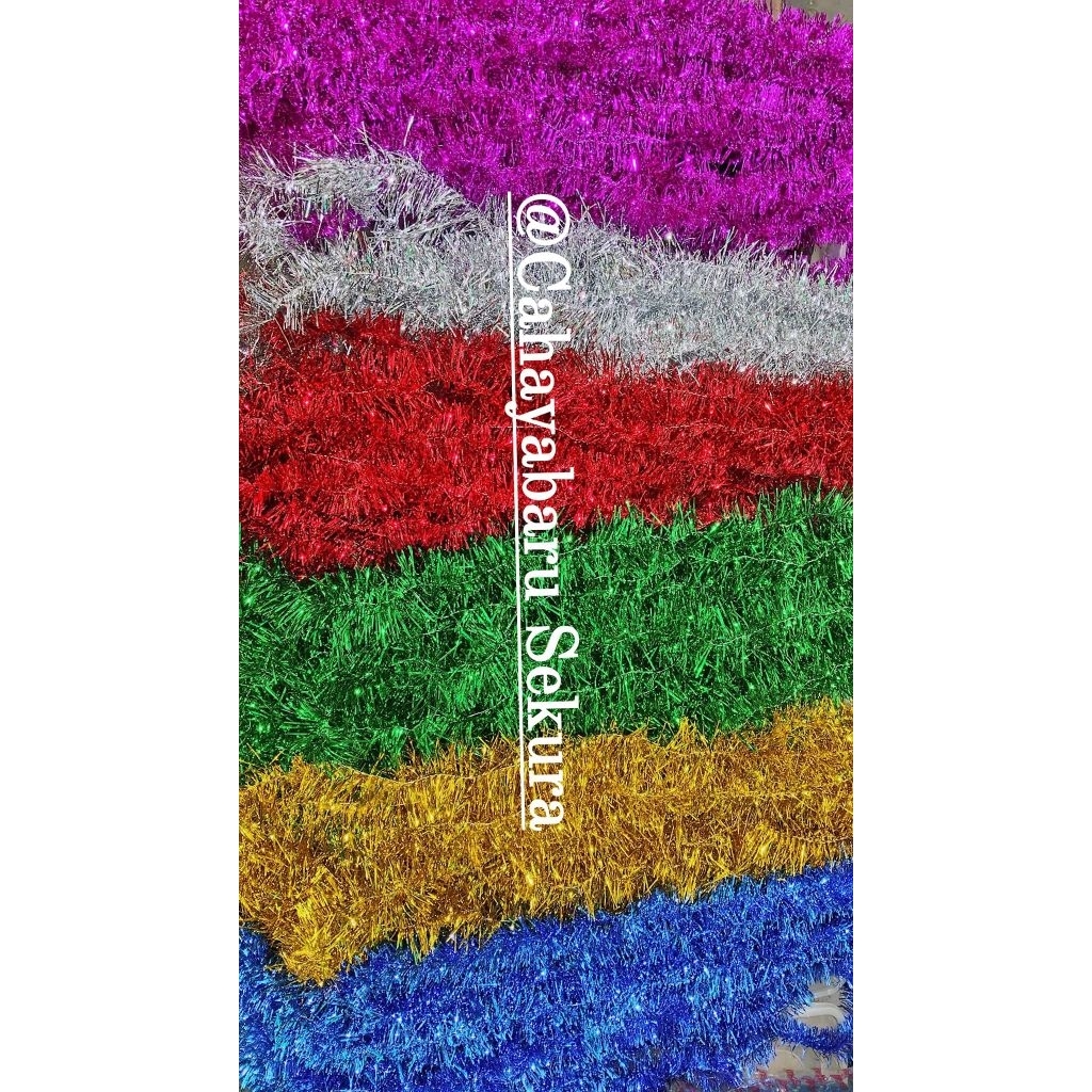 Slinger hiasan natal dekorasi natal dekorasi pohon natal