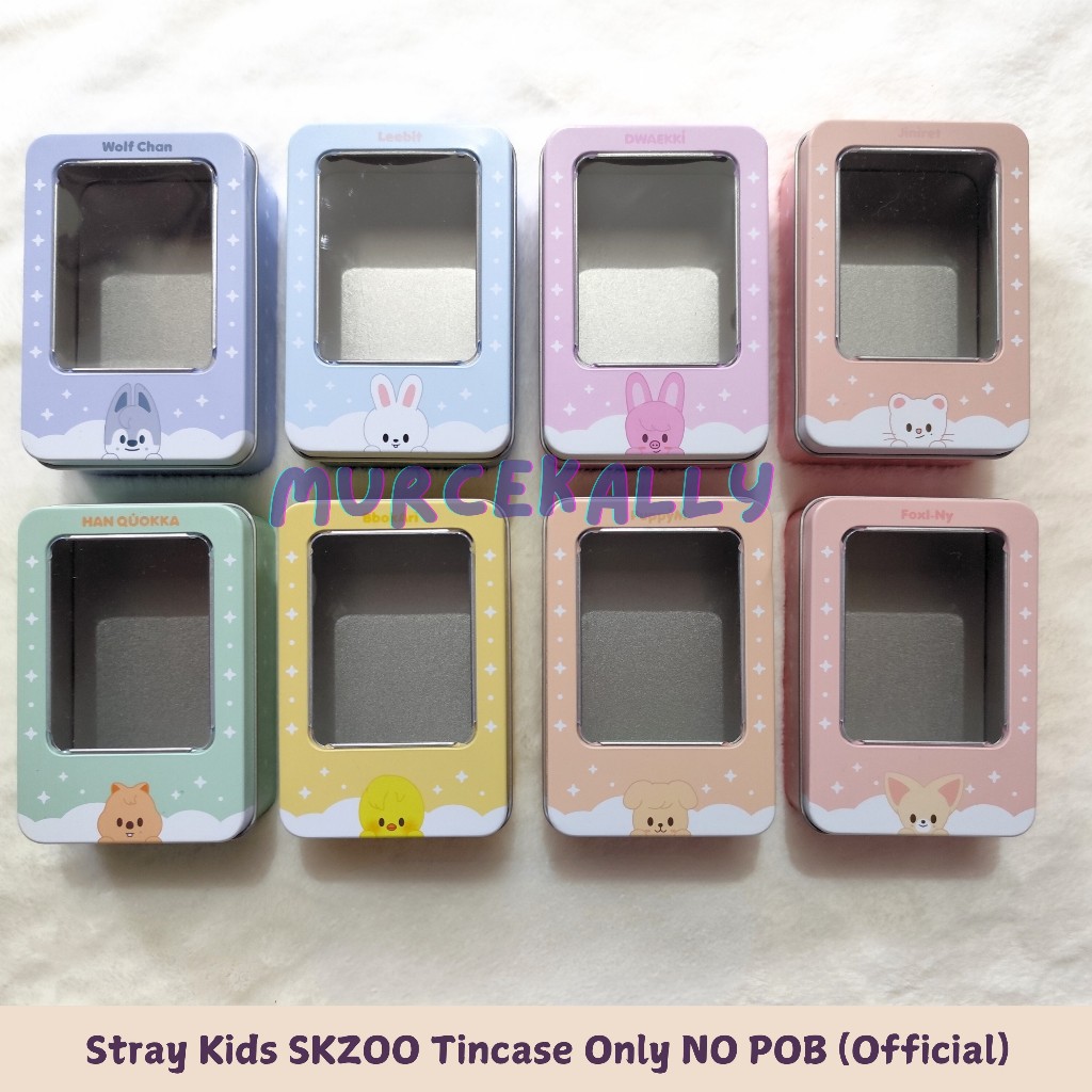[READY STOCK] Stray Kids SKZOO Tincase Only NO POB NO PC celebrATE Merch - Official