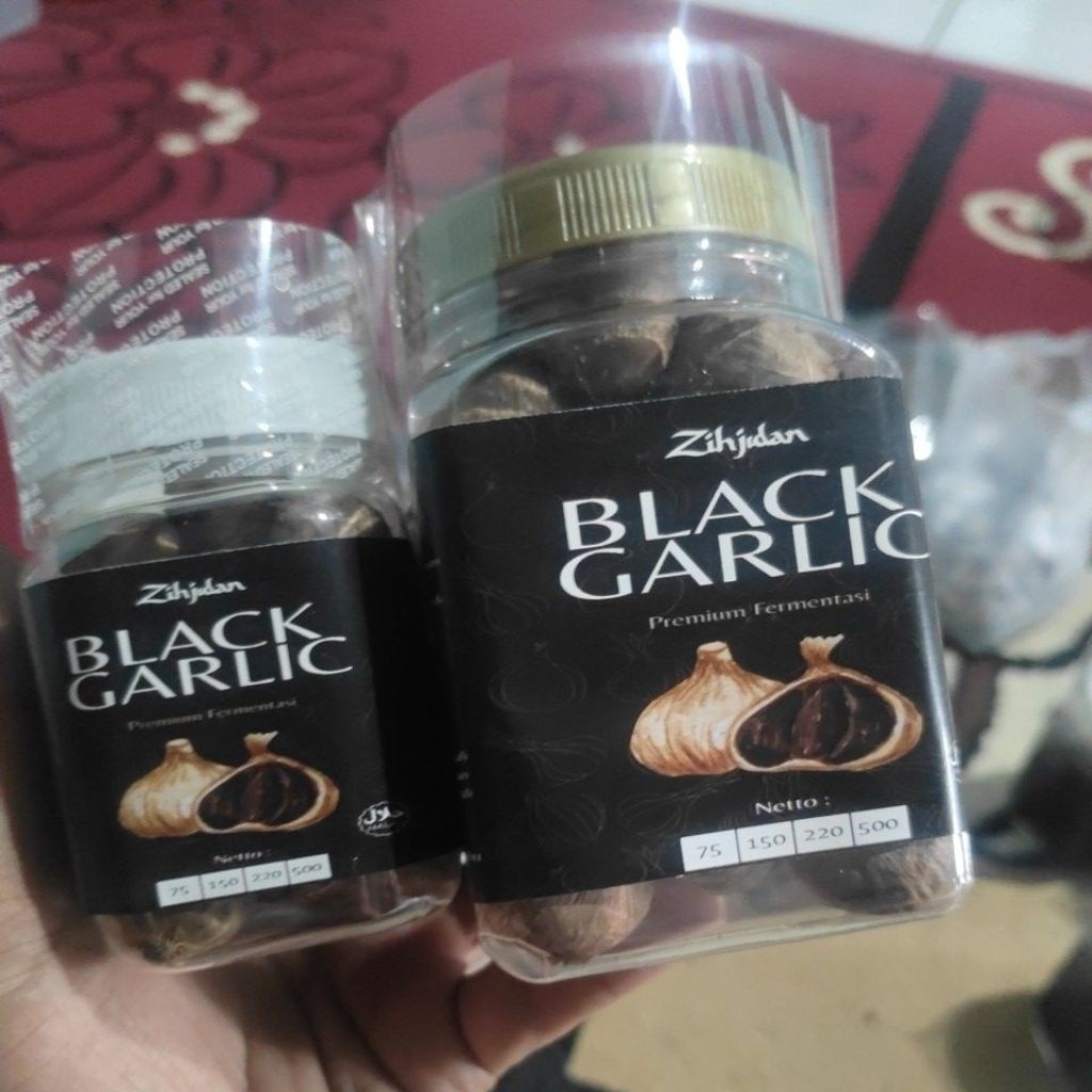 Bawang Hitam bawang tunggal black garlic