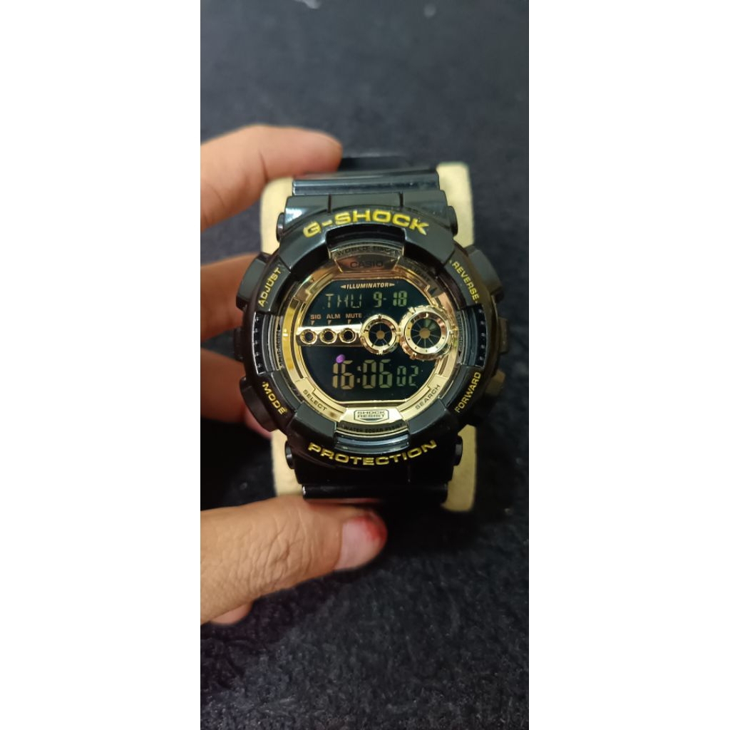 casio g shock GD 100 original preloved/second/bekas.