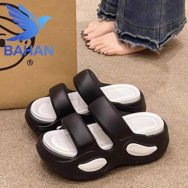 Bahan tahan ama/Sandal Wanita Bahan EVA Sandal Karet Wanita Sandal Jelly Wanita Tinggi 7.5cm