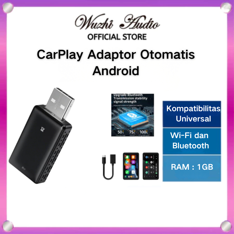 Wuzhi Audio | Wireless Carplay Android Auto Adapter Plug Play